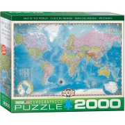 Map of the World Pussel 2000 bitar